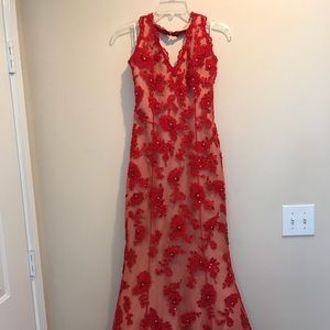Gorgeous Red Jovani Prom gown SZ6